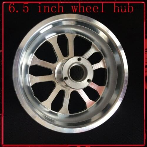90/65-6.5 Tubeless Aluminium Front Wheel Hub 6.5 Inch Rim Front/rear Wheel Hub For Scooter With Wheel Axle Scooter Parts