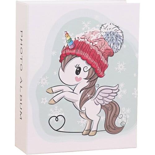 The New 6 Inch Photo Album Cute Cartoon Image Storage Box Insert Page Album Lovers Children Wedding Memories Book Fotoalbum Foto