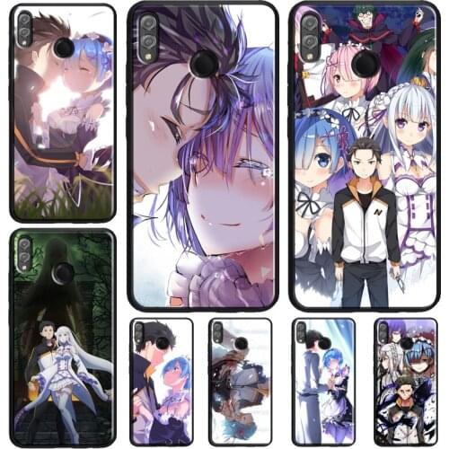 Anime Re Zero Case For Huawei Honor 10i 9X 20 Pro 9 10 Lite 7X 8X 7A 7C 8A 8C V20 Y9 Y7 2019 Nova 5T