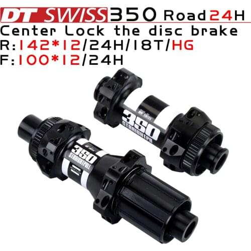 DT SWISS 350 Disc Brake Road Bike Hubs Straight Pull Sealed Bearing Super Light The Central loSkDrum shaft 24H 18T HG/XDR 12S