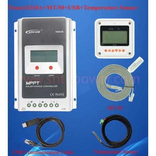 EPsolar 2016 New 12V 24V 40A mppt solar charge controller with LCD display