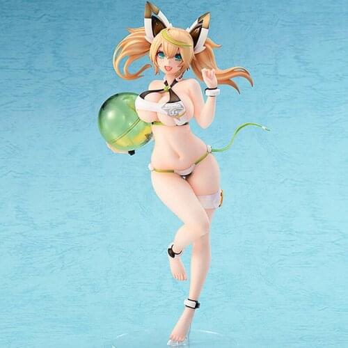 PHANTASY STAR ONLINE 2 es Gene Summer Vacation PVC Figure Transform GK Unpainted Unassambled Resin White Model Worth Collecting