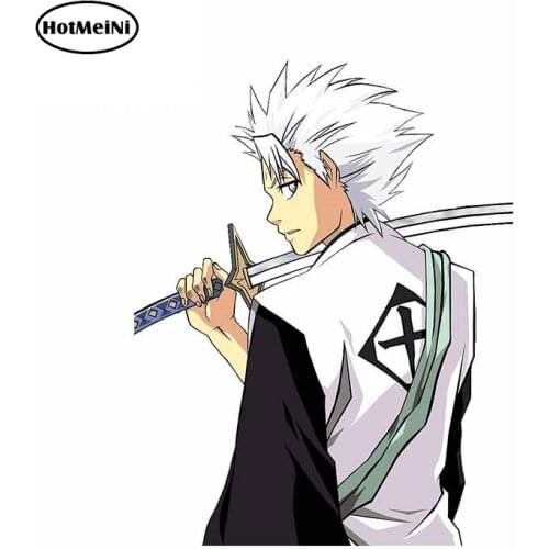 HotMeiNi 13cm x 10.5cm for Bleach Hitsugaya Toushirou Anime DIY Decal Occlusion Scratch Waterproof Custom Printing Car Sticker