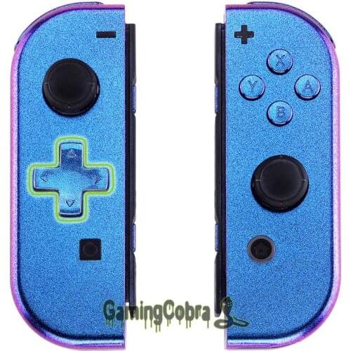 Chameleon Controller Housing (D-Pad Version) With Full Set Buttons DIY Replacement Shell Case for Nintendo Switch Joy-Con