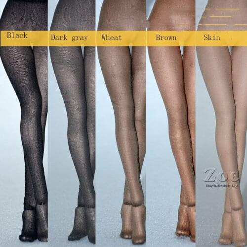 1/6 Scale Female Sexy Clothing Ultra-thin Slim Stockings Pantyhose Model For 12 inch Action Figure Doll