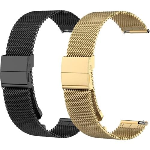 For imilab kw66 Watch Metal mesh belt Band Stainless Steel Wrist Strap Wristband bracelet Watchband Replacement accessories