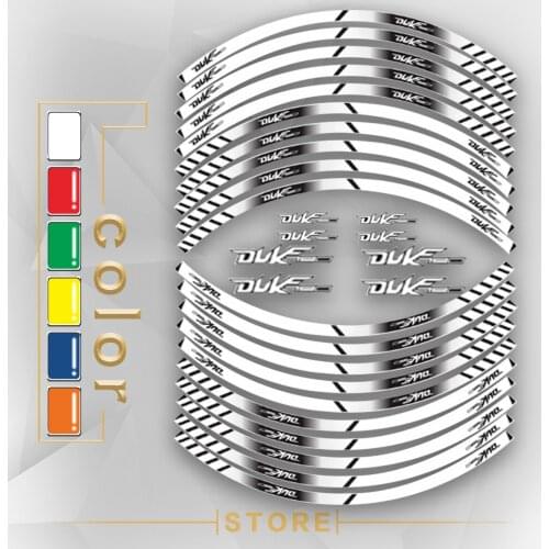 New Motorcycle Tire Reflective stickers inner wheel stripes decoration decals for KTM DUKE790 duke 790