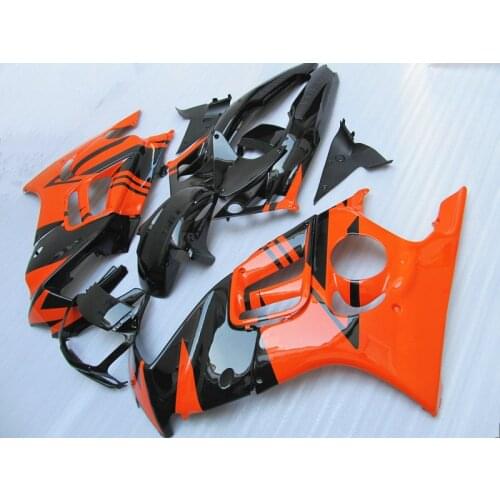 Orange black Body For H CBR600F3 97-98 CBR600RR 97 98 CBR 600F3 CBR600 F3 CBR 600 F3 1997 1998 Fairing