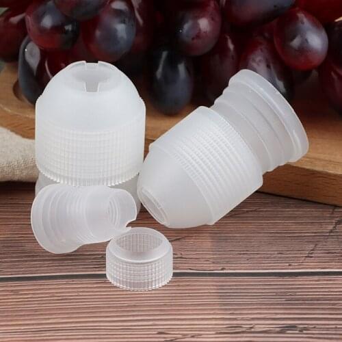 Small Middle Large Coupler Adaptor Icing Piping Nozzle Bag Cake Pastry Decor
