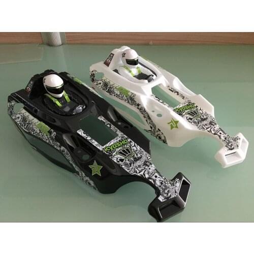 Kyosho 1/7 Scorpion Completed Body Shell T2/Black/XXL GP SXB102 rc Car ky31873T1