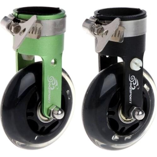 Portable Folding Bike Auxiliary Roller Wheel Foldable Bicycle Assistor Wheel AXYC