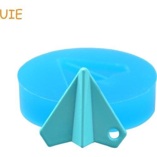 PYL392U 18.3mm Paper Airplane Silicone Mold - Cake Decoration Craft, Fondant, Baking Tools, Gum Paste, Resin, Jewelry, Food Safe