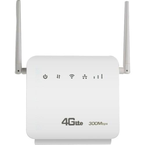 Unlocked 300Mbps Wifi Routers 4G LTE CPE Mobile Router with LAN Port Support SIM card and Europe/Asia/Middle East/Africa