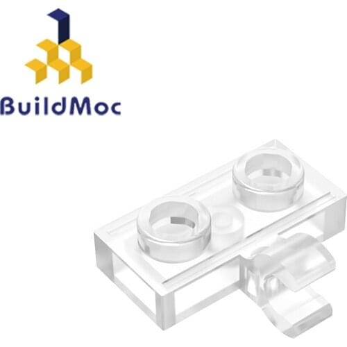 BuildMOC Compatible Assembles Particles 11476 1x2 For Building Blocks Parts DIY LOGO Educational Cre