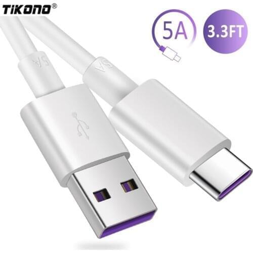 5A SuperCharge USB Type C Cable Super Charging Cord Compatible with Huawei P20 P30 Pro, Mate 20 Pro, Mate 9, 10 Pro, P10 Plus