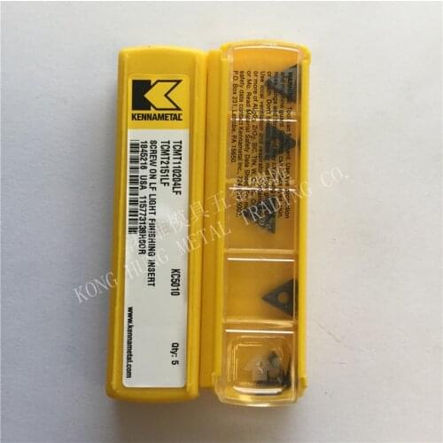 95% Discount TCMT110204LF KC5010 Original Kennametal Carbide Inserts Turning Inserts Lathe Tools 100Pcs/Lot