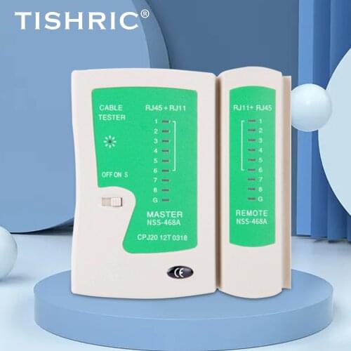 TISHRIC Networking Tools RJ45 RJ11 RJ12 Network Cable Tester Cat5 Cat6 UTP LAN Cable Telephone Line Detector Tracker Tool kit