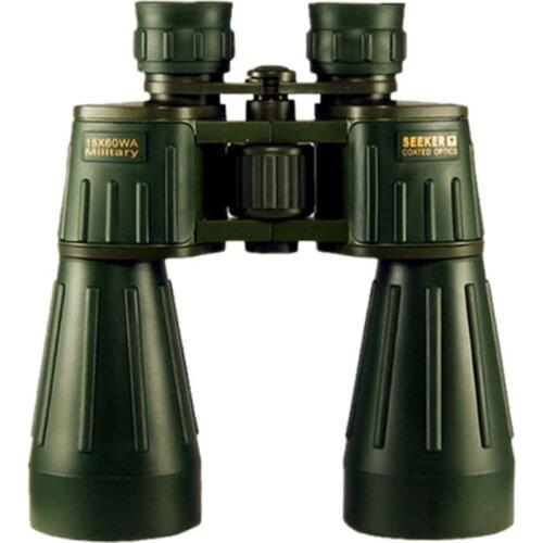 SEEKER 15X60 High-end Telescope Double Cylinder HD Export German Military Standard Night Vision Adult Glasses Telescope