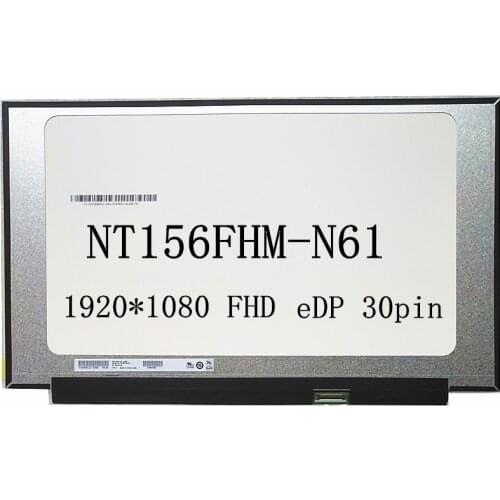 15.6" Laptop For ASUS FL8700F LCD screen NT156FHM-N61 eDP 30pins FHD 1920*1080 matrix display panel replacement B156HTN06.1