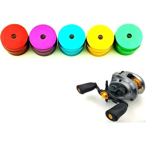 2Pcs Fishing Wheel Handle Grip Pill Oil Filler Cover Modification Accessories Spinning Wheel Retrofit Repair Parts for D