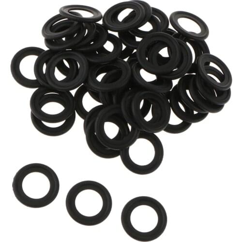 50Pcs 14mm Oil Drain Plug Crush Washer Gaskets For Ford F5TZ-6734-BA