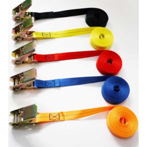 Auto Partner 5 meter ratchet tie Pack Cam Tie Down Strap Lash Luggage Bag stowing tidying goods