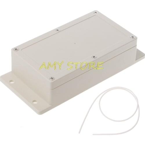 White Waterproof Wire Cable Junction Box Plastic Electronic Project Instrument Enclosure Protective Case 158mm x 90mm x 46mm