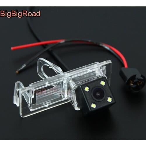 BigBigRoad Car Rear View Camera With RCA Port Adapter 24 Pins For Renault Captur 2013 2014 2015 2016 2017 2018