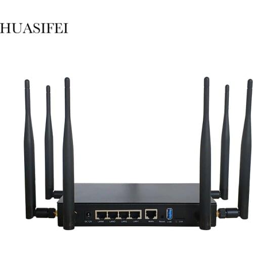 HUASIFEI IPQ4019 4G Wireless Dual-band Gigabit Router 2.4g5.8g 3. 0 USB 4G router wifi SIM card Hotspot 5*10/100/1000Mbps RJ45