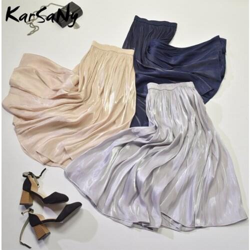 Женские плиссированные юбки KarSaNy China At AliExpress