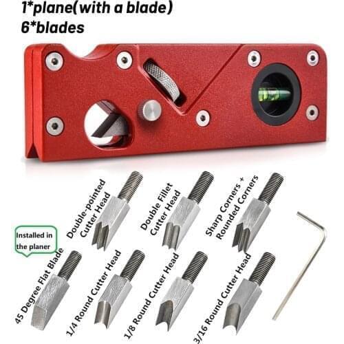 Blade Edge Corner Plane Woodworking 45 Degree Bevel And Cutter Head Manual Planer Chamfering And Trimming Accessories