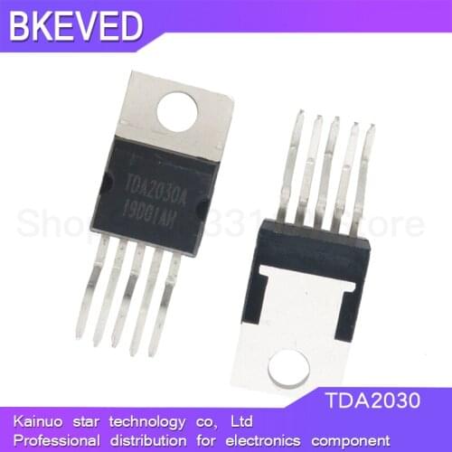 10pcs TDA2030 TO220-5 TDA2030A TO-220 linear audio amplifier short-circuit and thermal protection IC