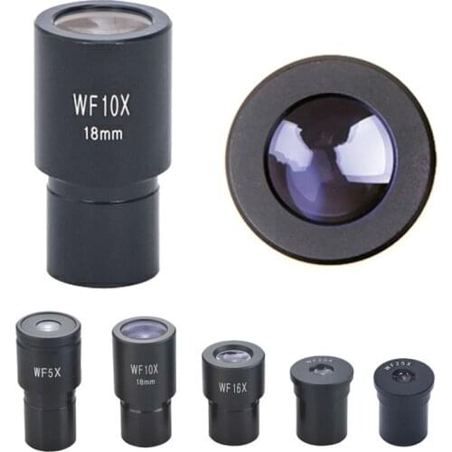 Microscope Wide-angle Eyepiece WF5X/wf10X/WF16X/WF20X/wf25X Interface 23.2mm Large Field of View