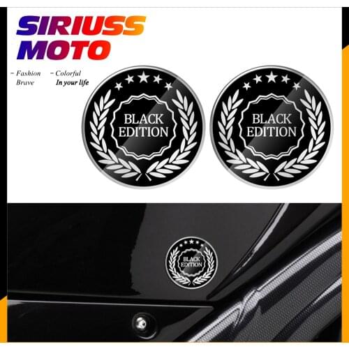 Black Edition Sticker Motorcycle Decal Case for Piaggio Vespa GTS GTV for BMW Honda T-MAX CBR Ducati Aprilia Sticker