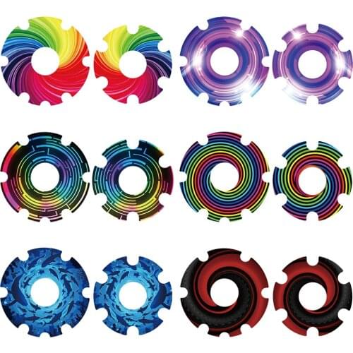 1 Pair Electric Scooter Front Wheel Sticker PVC Motor Protective Cover Shell Kick Scooter Accessories for Xiaomi M365 Pro