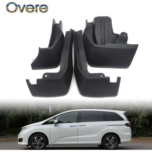 Overe Car Front Rear Mudguards For 2014 2015 2016 2017 Honda Odyssey JDM Car-styling Splash Guard Accessories 1Set Mudflaps