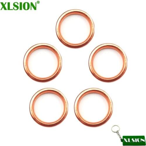 XLSION Motocycle Exhaust Pipe Gasket For 50cc 70cc 90cc 110cc 125cc 140cc Pit Dirt Motor Bike Motard ATV Quad 4 Wheeler