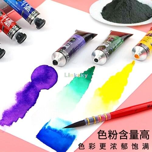 Super Vision 30 color,15ml Watercolor Paint Tube Of Master Class Regular Color Of China Academy of Art Acuarelas,Art supplies