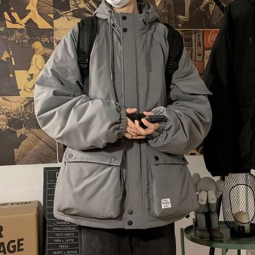 Syeazeam Men's Parkas With A Hood