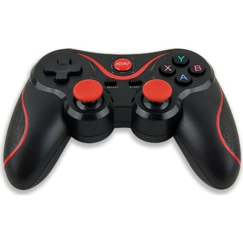 T3 Bluetooth Gamepad Joystick For Android Wireless Gaming S600 STB S3VR Game Controller for PC Smartphone With Holder