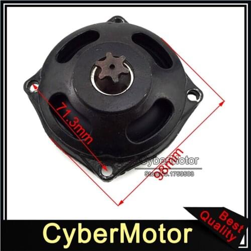 T8F 6 Tooth Clutch Drum Gear Box For 2 Stroke 47cc 49cc Engine Minimoto Pocket Bike Mini Kids ATV Quad 4 Wheeler Buggy Go Kart