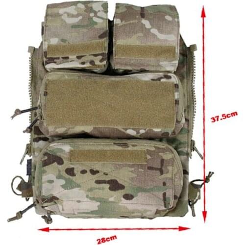 TMC Tactical Vest Zipper Pouch Bags Multicam Limited Edition for Tactical Vest 16-19 AVS JPC2.0 CPC TMC3107