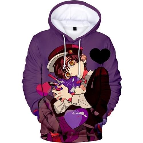 Anime 3d Hoodies Toilet Bound Hanako kun boys/girls Hoody Sweatshirt autumn youth Long Sleeve Children/adult 3D Hip Hop Clothe