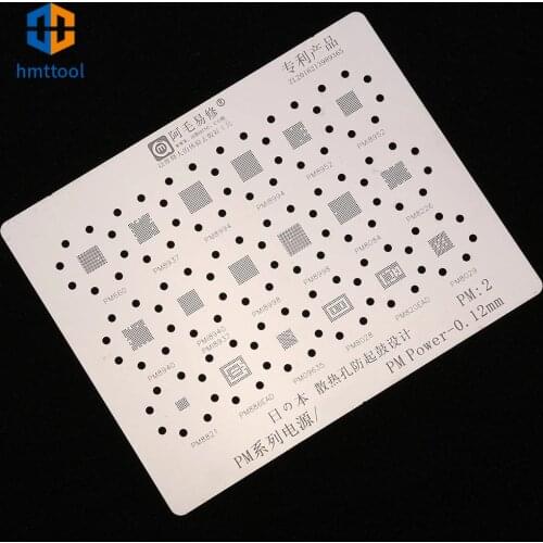 BGA Stencil Reballing For PM660 PM8937 PM8994 PMI8994 PM8952 PMI8952 PM820EAD PM8029 PM886EAD Power IC Planting Tin Template