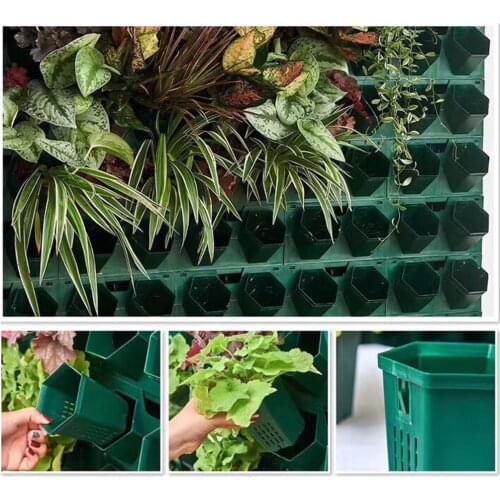 Three-dimensional Vertical Plant Pot Wall Hanging Flower Pot Multi-layer Combination Plant Grow Planter Gardening Supplies