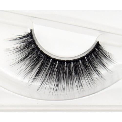 Visofree 3D Mink Hair Natural Cross False Eyelashes Long Messy Makeup Fake Eye Lashes Extension Make Up Beauty Tools maquiagem