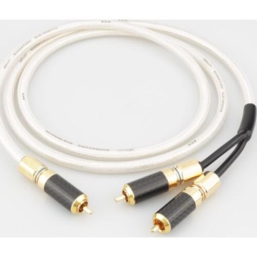 A26 RCA Y-Adapter 1 RCA Male to 2 RCA Male Short Y Splitter Digital Stereo Audio Cable for Subwoofer, Home Theater,HiFi