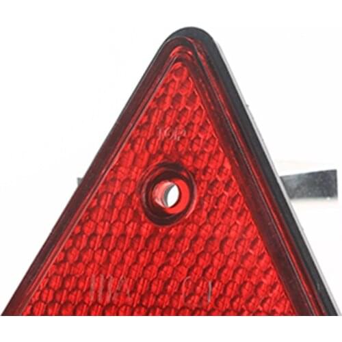 Vehicle Trailer Rear Reflector Truck Triangular Reflector Screw Fixing Suitable for Driver Safety Driving at Night