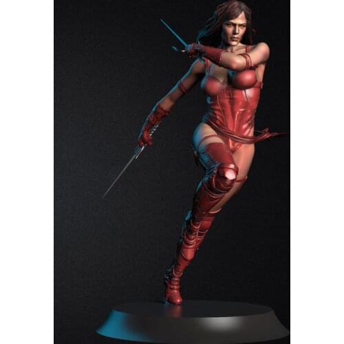 1/24 75mm 1/18 100mm Resin Model Sexy Girl Warrior Figure Unpainted Unassembled