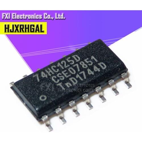 10PCS 74HC125D 74HC125 SOP14 SOP SN74HC125DR SN74HC125 SMD new original